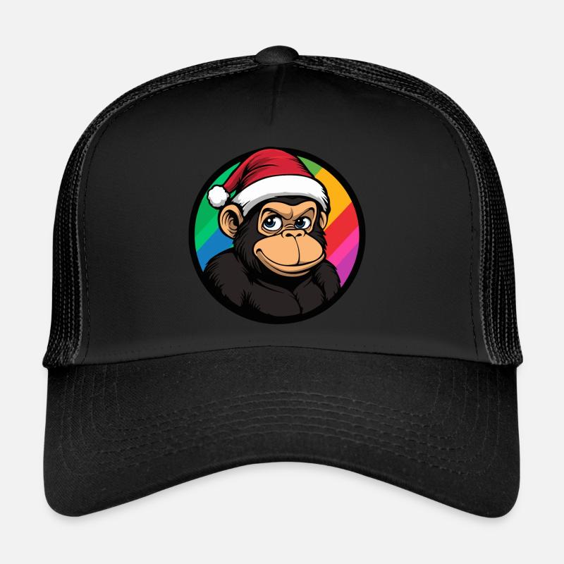 Singe Animal de Noël Casquette trucker 