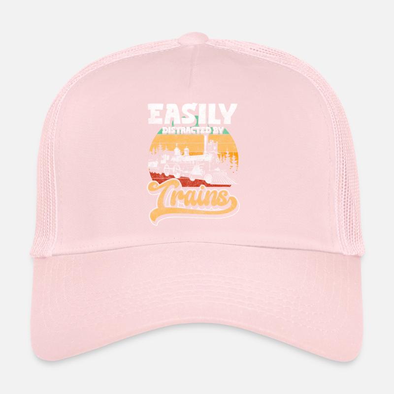 Model Railway Trains Trucker Cap