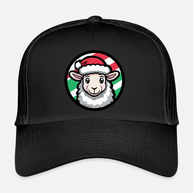 Mouton Animal de Noël Casquette trucker 