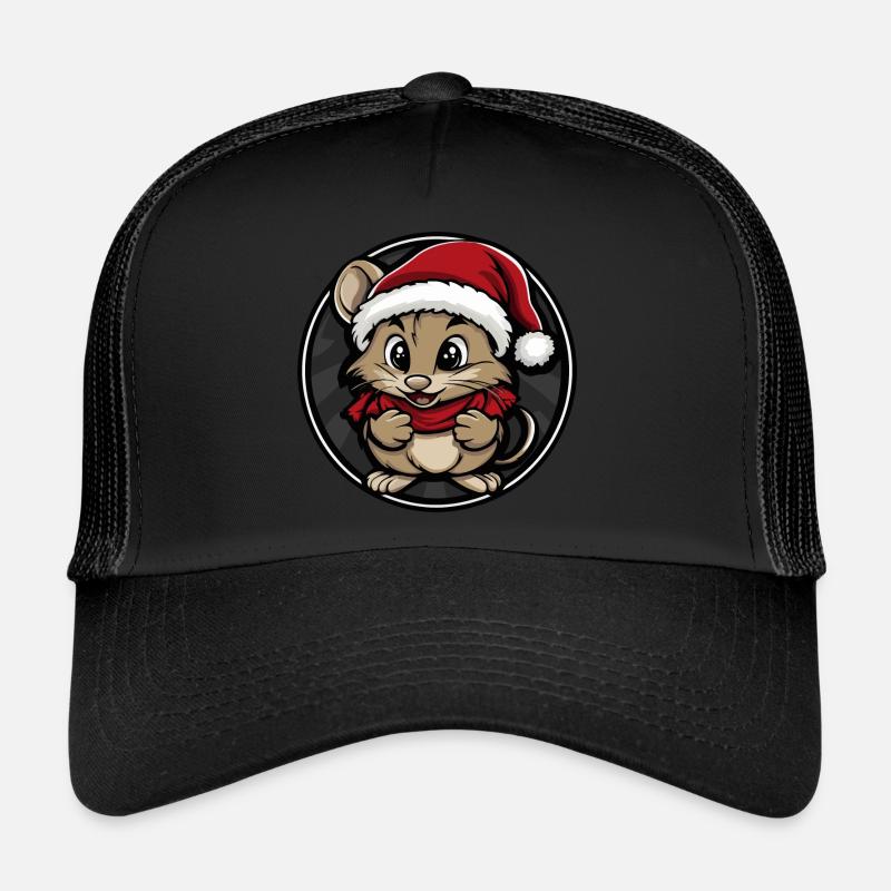 Souris Noël Animal Casquette trucker 