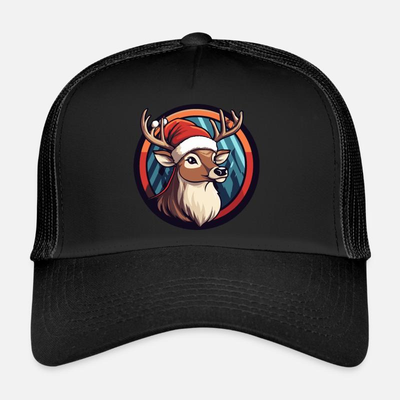 Cerf de Noël Casquette trucker 