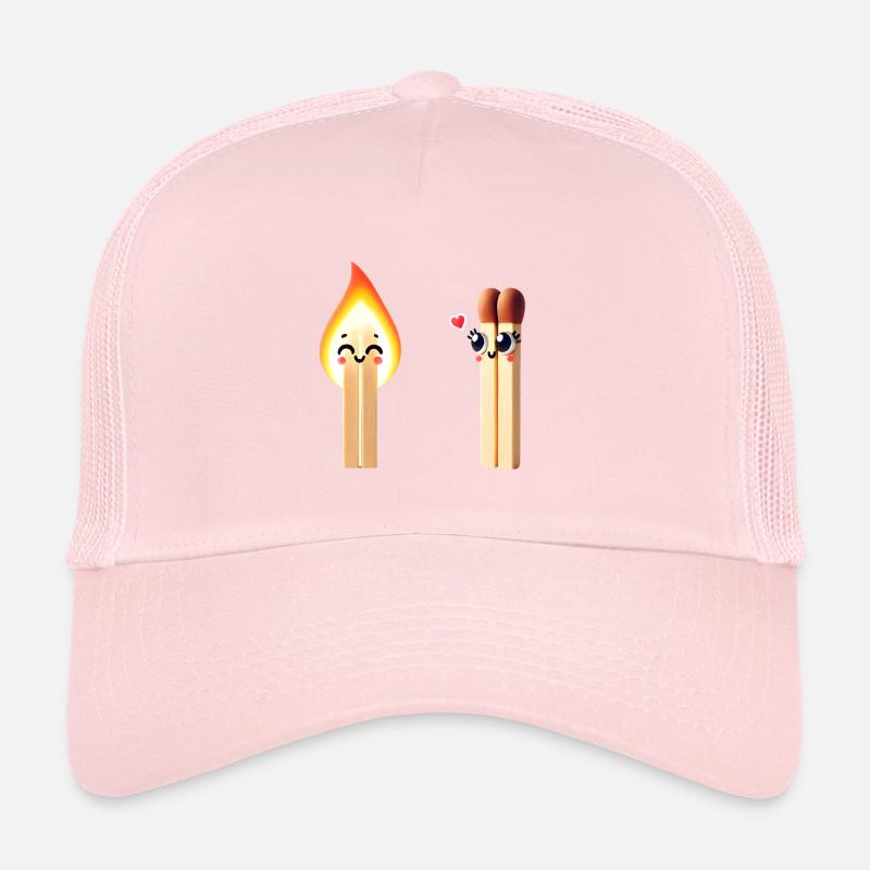 Conception ludique d’amis allumettes Casquette trucker 