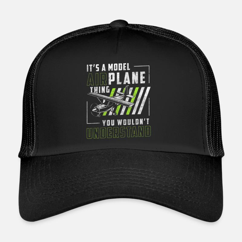 Flugzeug Miniatur Fliegen Flug Trucker Cap