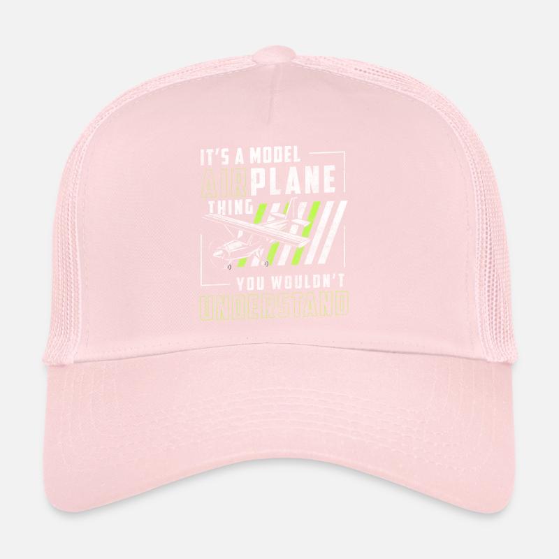 Airplane Miniature Flying Flight Trucker Cap