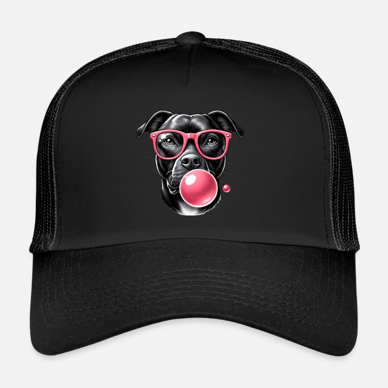 Rafraîchir avec du chewing-gum rose Casquette trucker 