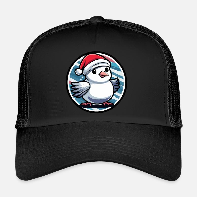 Colombe oiseau Noël Animal Casquette trucker 