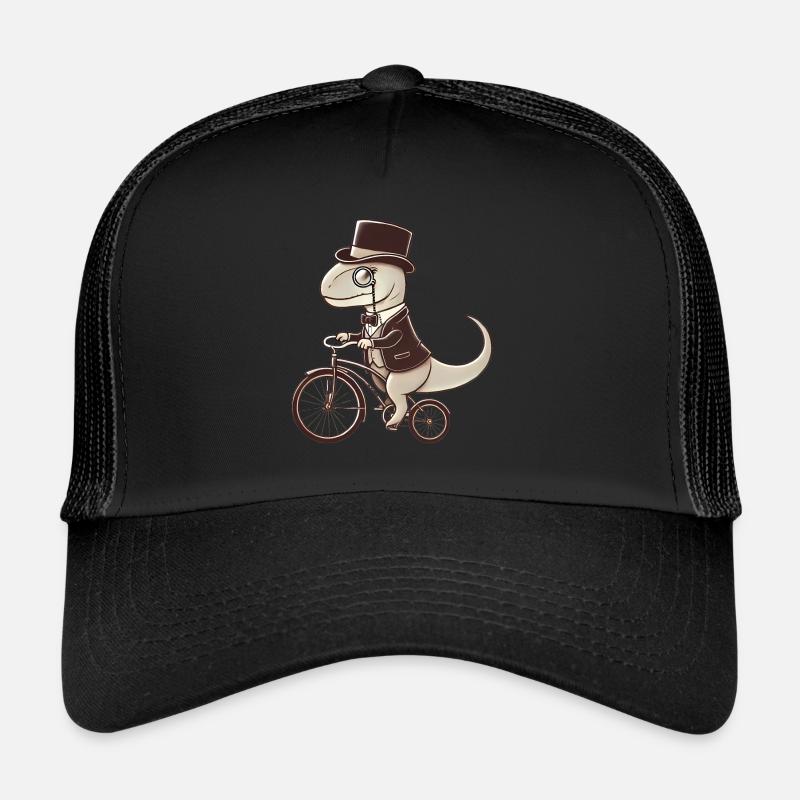 Dapper Dinosaure Sur Vélo Vintage Casquette trucker 