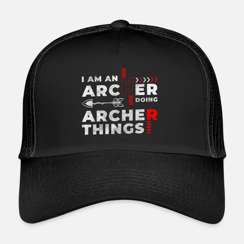 Archer Loisir Précision Arc Ligue Casquette trucker 