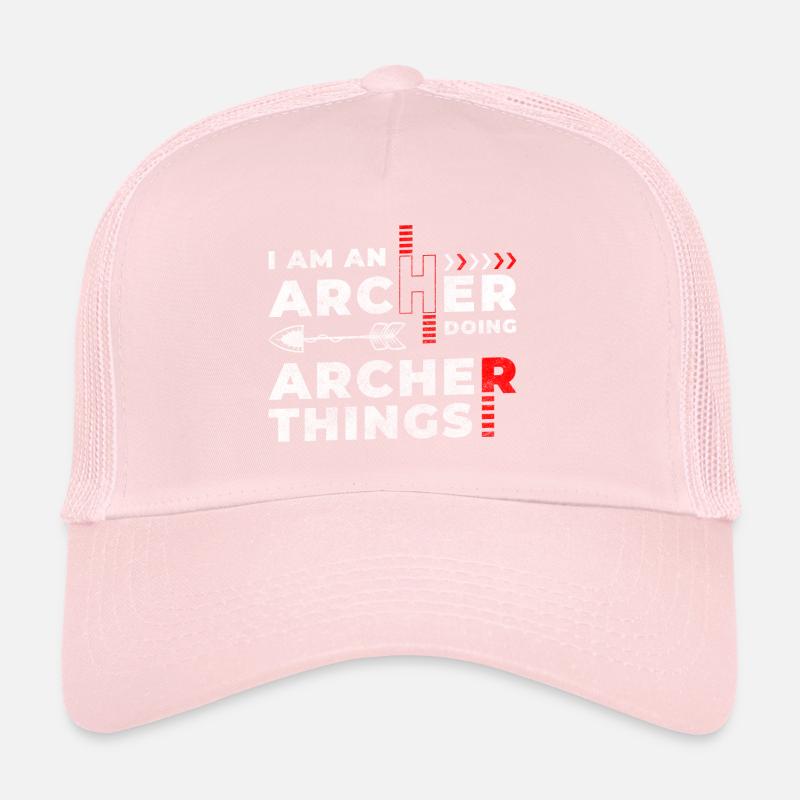 Archer Loisir Précision Arc Ligue Casquette trucker 
