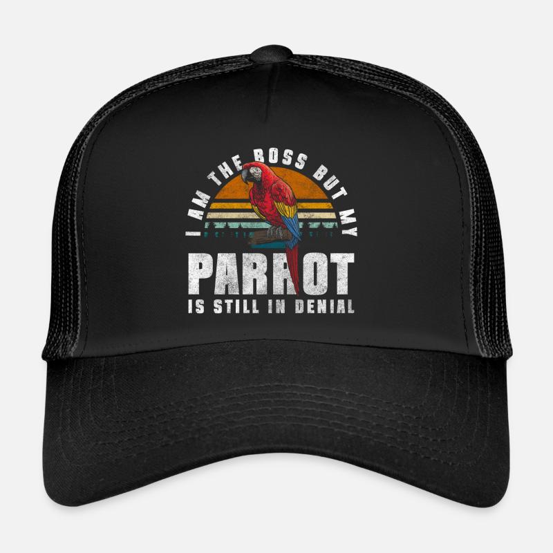 Plumes d’Oiseau Doux Exotique Casquette trucker 