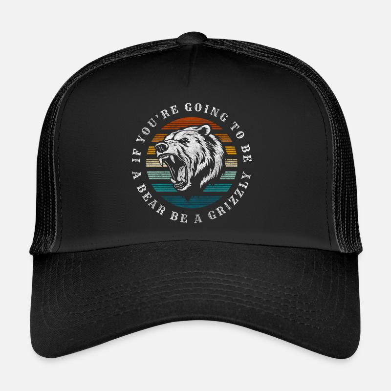 Bär Fell Winterschlaf Jagd Trucker Cap