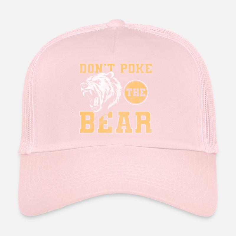 Bär Stark Braunbär Brüllen Trucker Cap