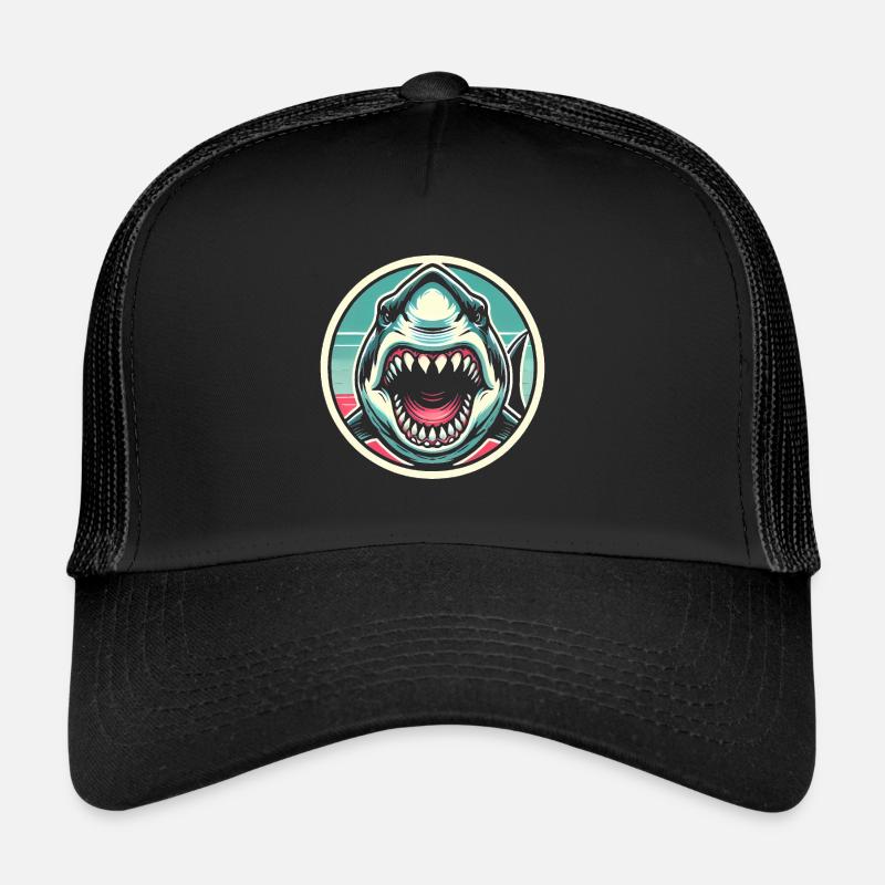 Furchterregender Haibiss Illustration Trucker Cap