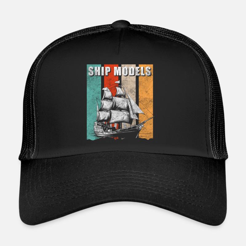 Ship Model Builder RC Ship Skipper - Trucker Cap - black/black