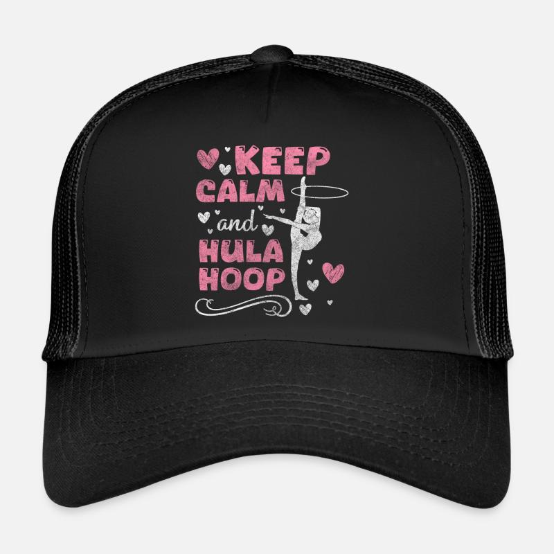 Hullern Trend Abnehmen Spaß - Trucker Cap - Schwarz/Schwarz