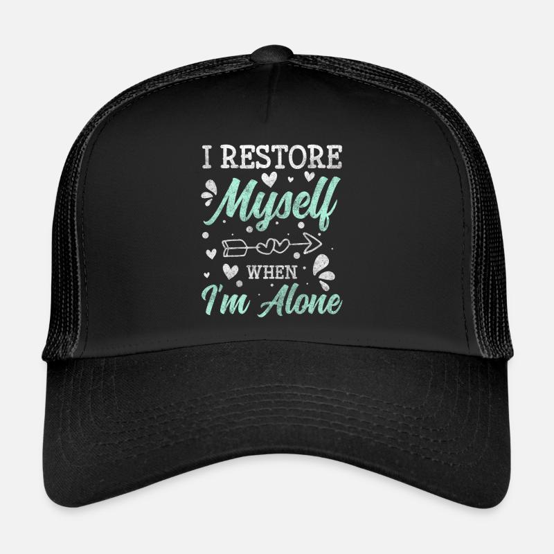 Introverti Geek Humour Single Casquette trucker 