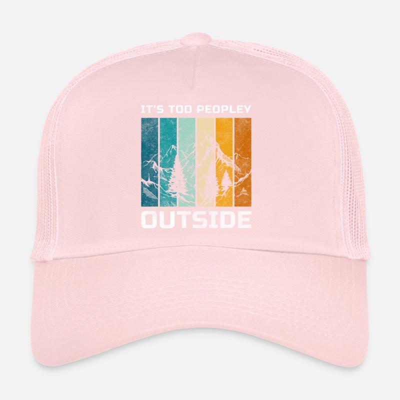 Antisocial Timide Humour Replié sur soi Casquette trucker 