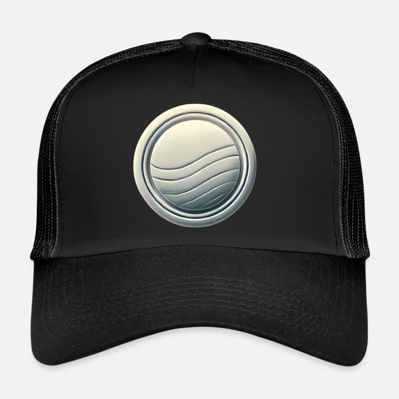 Modernes Abzeichen-Emblem-Design Trucker Cap