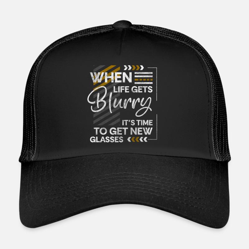 Lunettes Ophtalmologiste myope Casquette trucker 