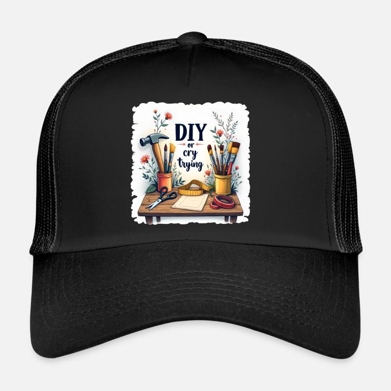 DIY or cry trying - Handwerkeln Upcycling Trucker Cap