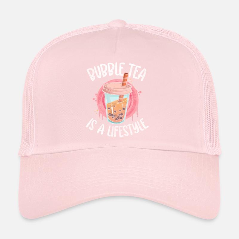 Boba Tea Tea Balls Refreshment Trucker Cap