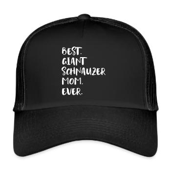 Riesenschnauzer Giant Schnauzer - Trucker Cap - Schwarz/Schwarz - Vorne