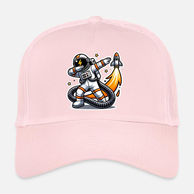 Funny Dabbing Astronaut Space Design Trucker Cap