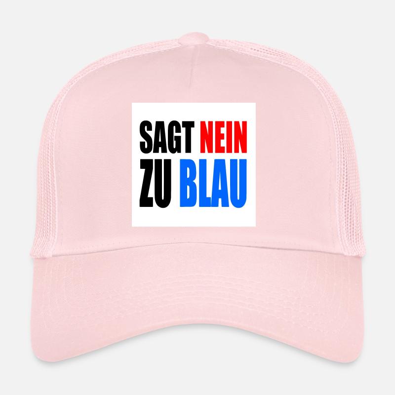 dit non au bleu Casquette trucker 