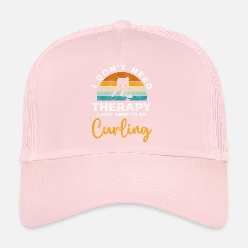 Bénéfice sur la glace de curling Casquette trucker 