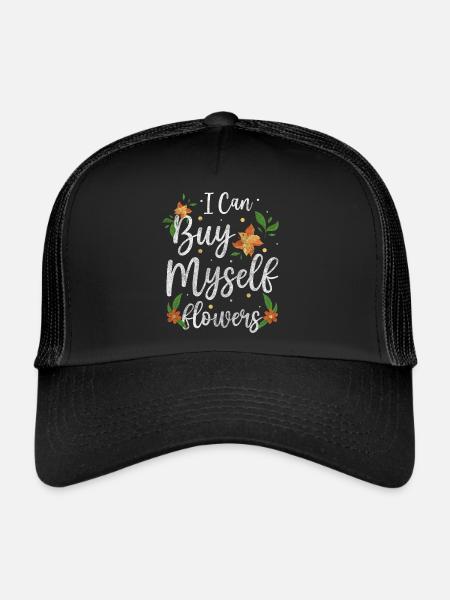 Fleurs Sentant L'amour Festival D'été - Casquette trucker  - noir/noir - Devant