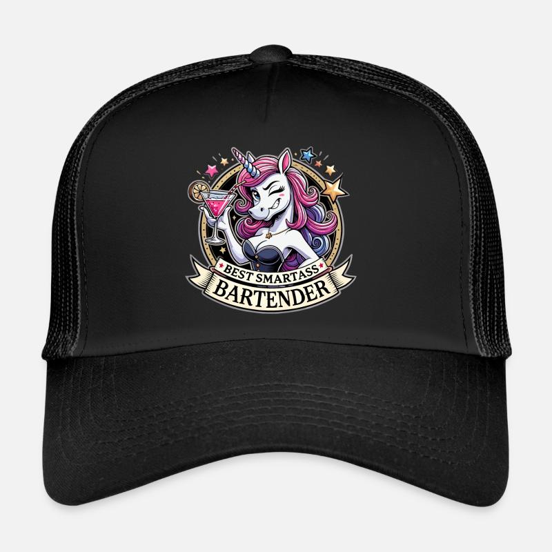Barkeeperin Barfrau Einhorn witzig Geschenk Trucker Cap