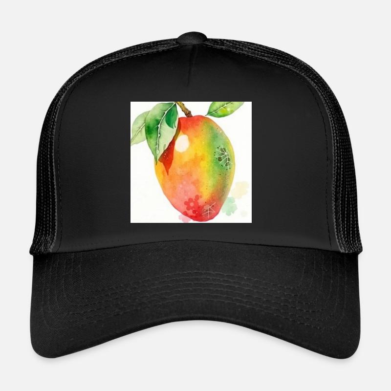 Mango - Trucker Cap - black/black