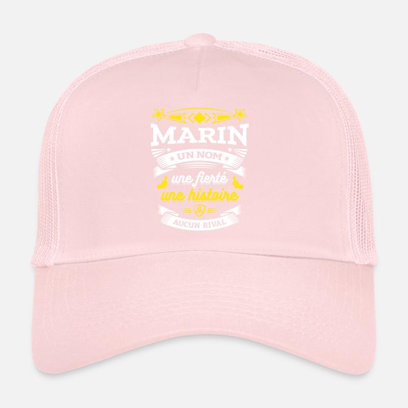 MARIN UN NOM UNE FIERTÉ AUCUN RIVAL Casquette trucker 