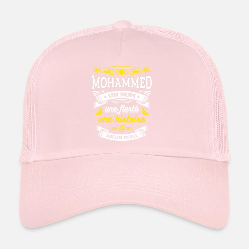 MOHAMMED UN NOM UNE FIERTÉ AUCUN RIVAL Casquette trucker 