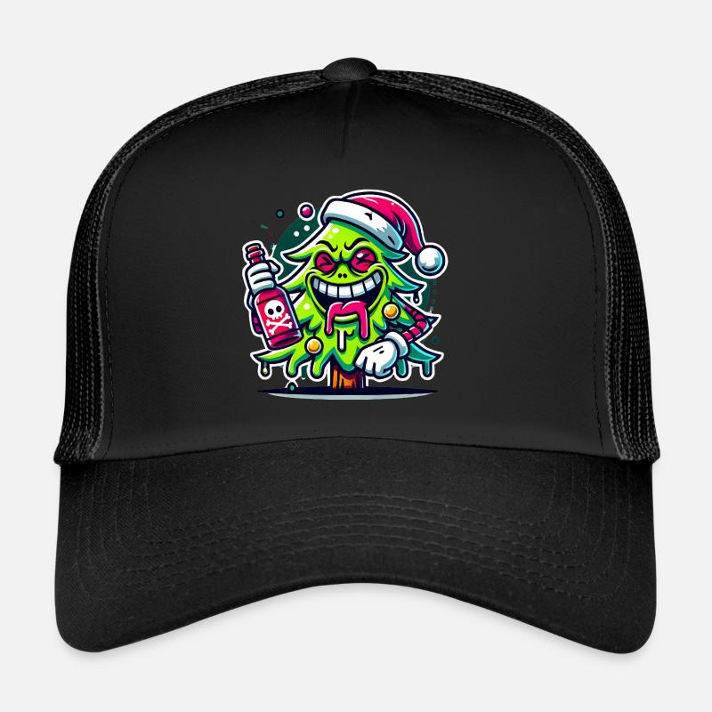 Party Weihnachtsbaum Karikatur Trucker Cap