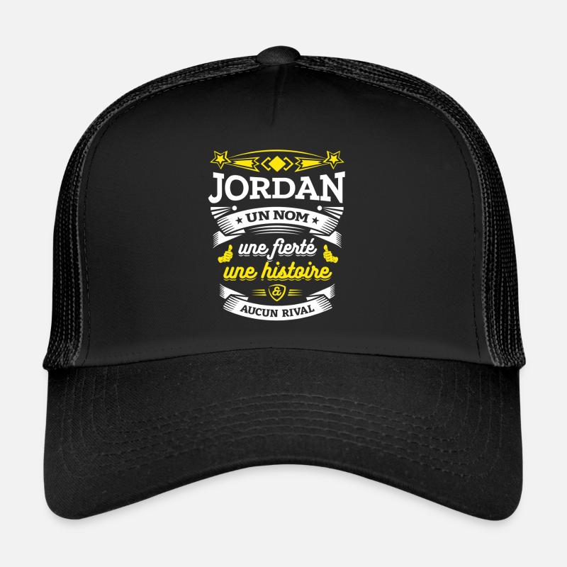 JORDAN UN NOM UNE FIERTÉ AUCUN RIVAL Casquette trucker 