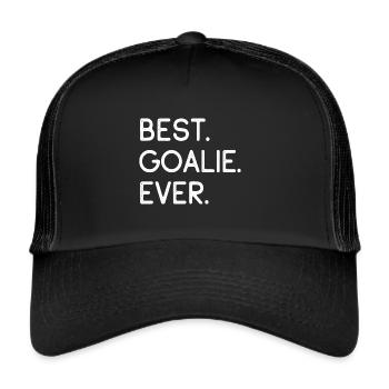 Best Goalkeeper Goalkeeper Goalkeeper Gift - Trucker Cap - black/black - Front