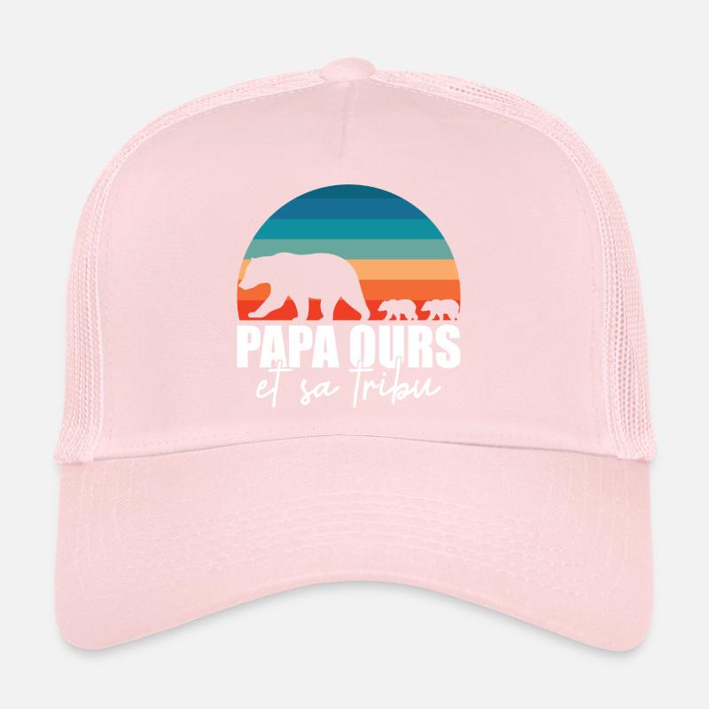 Papa ours - Petits ours Casquette trucker 