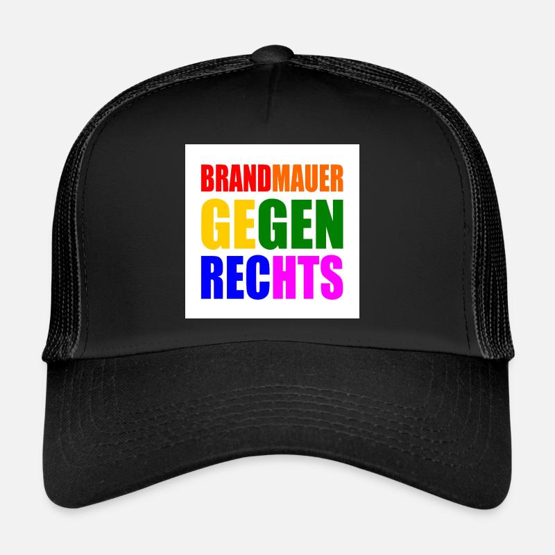 brandmauer gegen rechts Trucker Cap