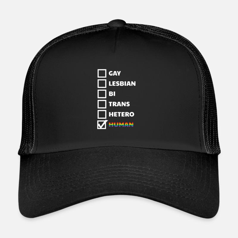 Schwul Lesbisch Mensch Trucker Cap