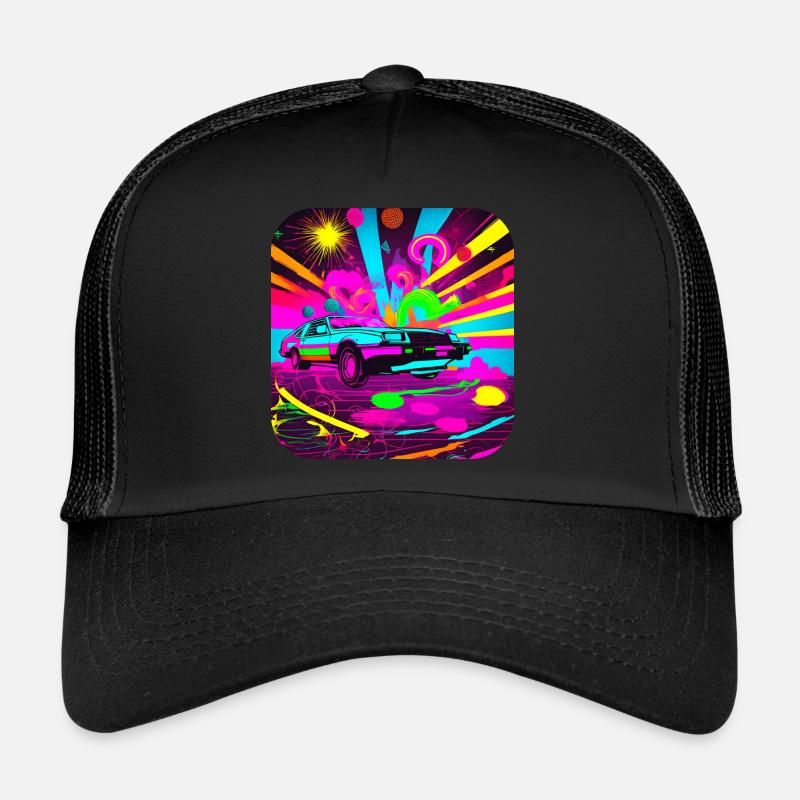 Années 80 Vintage Voitures classiques Casquette trucker 