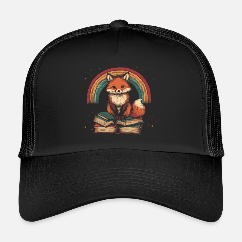 Süßer Fuchs mit Bücher Trucker Cap
