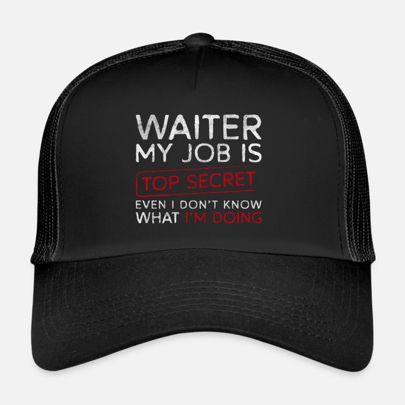 Waiter Tipping Service Gastronomy Chef Trucker Cap