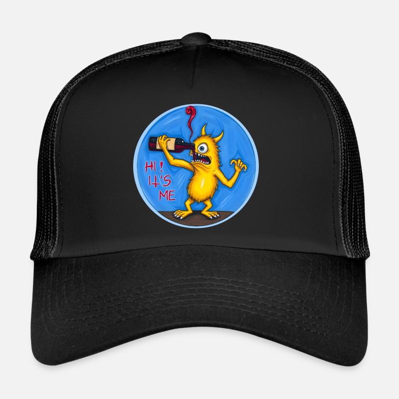 Trinkmonster Gelb Nr. 7 Trucker Cap