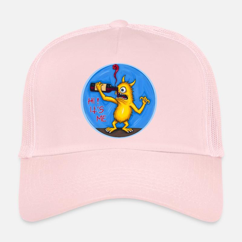 Drinking Monster Yellow No. 7 Trucker Cap