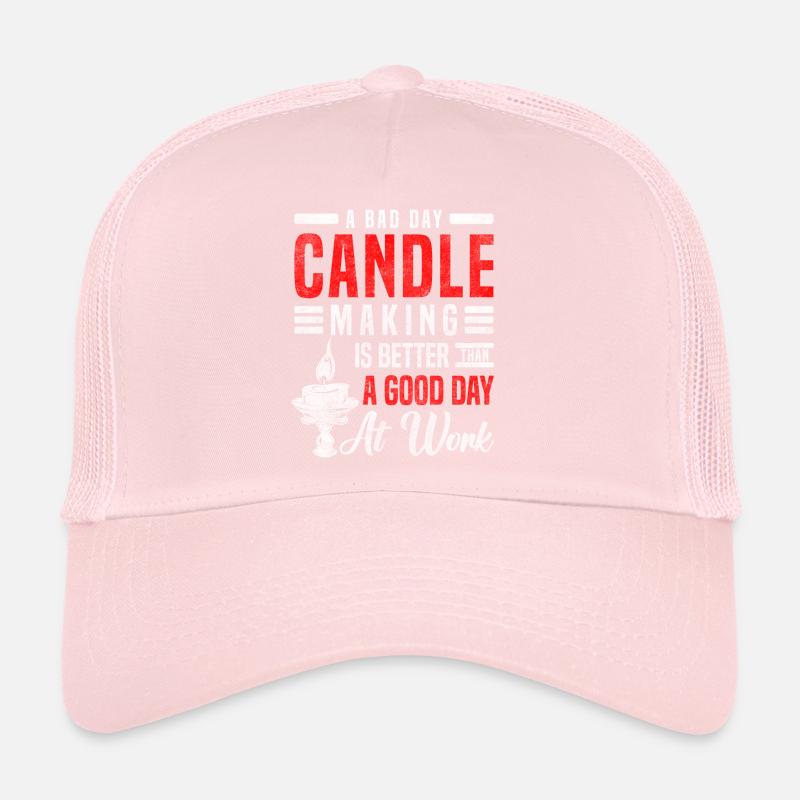 Bougies, Hobby, Décoration, Cire, Éclairage Casquette trucker 