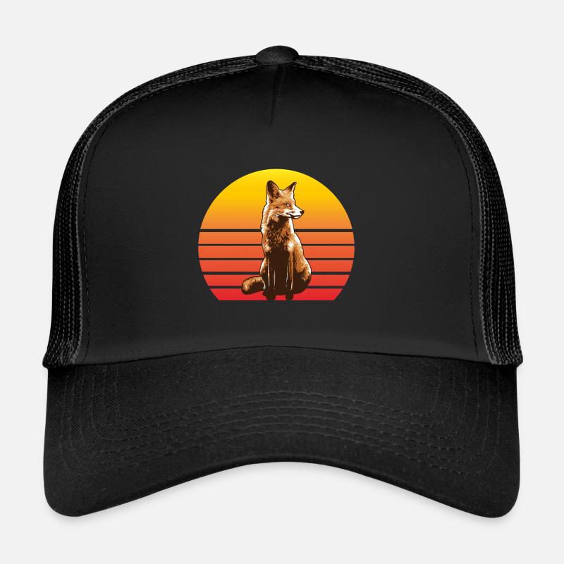 Renard Rétro Casquette trucker 
