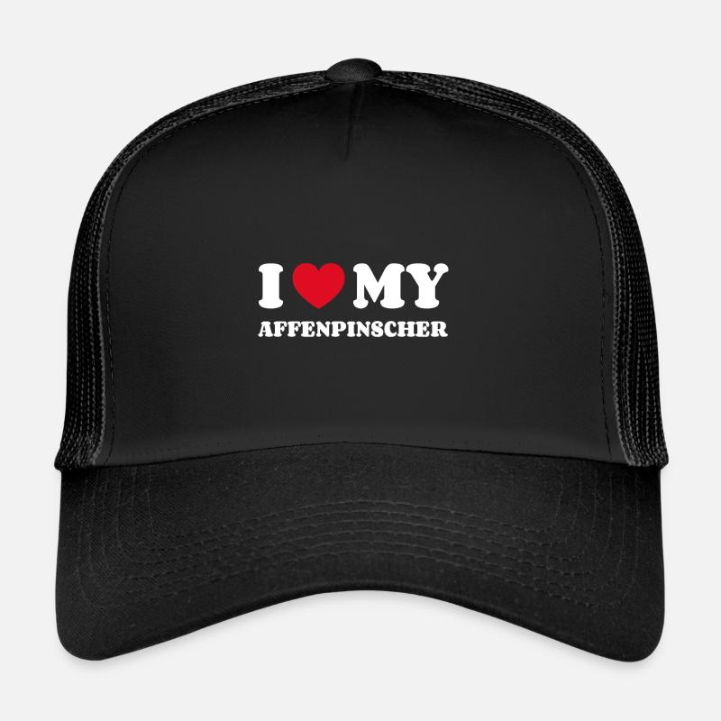 J’adore mon Affenpinscher Casquette trucker 