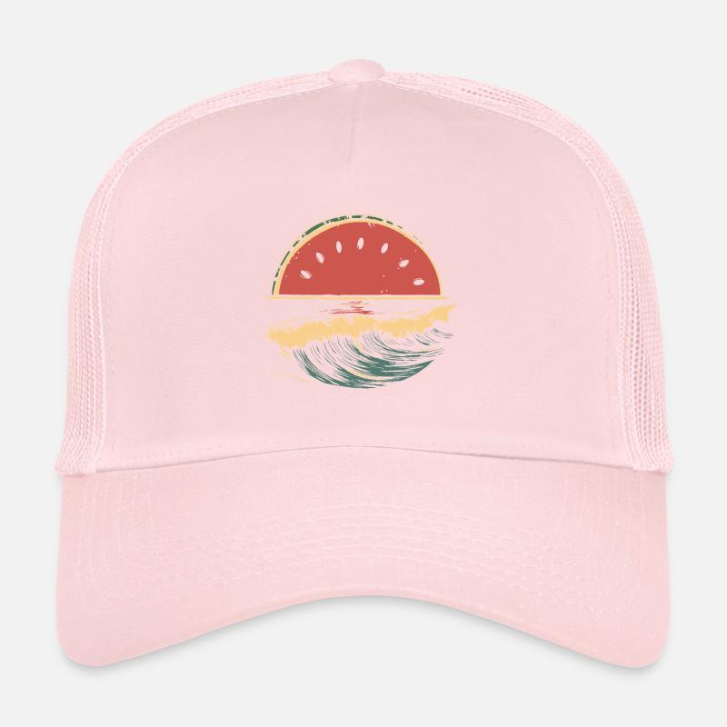 Pastèque Mer Plage Été Casquette trucker 