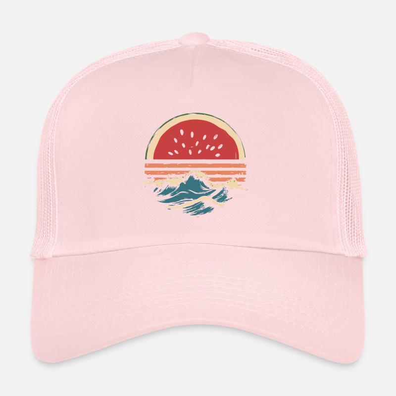 Pastèque Mer Plage Été Casquette trucker 